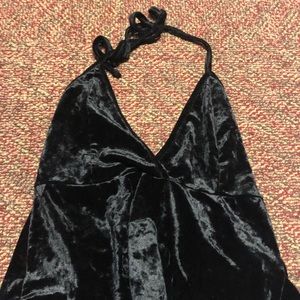 Velvet crop top from American Eagle